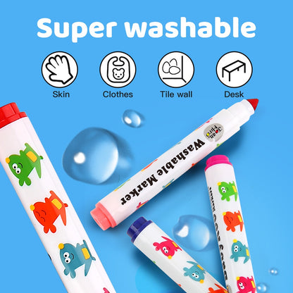 Jar Meló - Washable Markers - Non-Toxic - 48 Colours