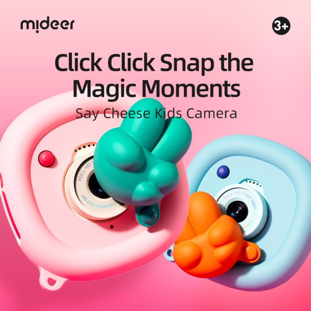 Mideer - Say Cheese Kids Camera - Blue and Orange