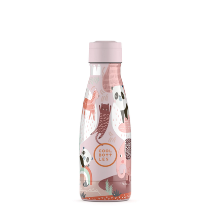 Cool Bottles - Kids Triple-Insulated Water Bottle - Panda Gang 260ml