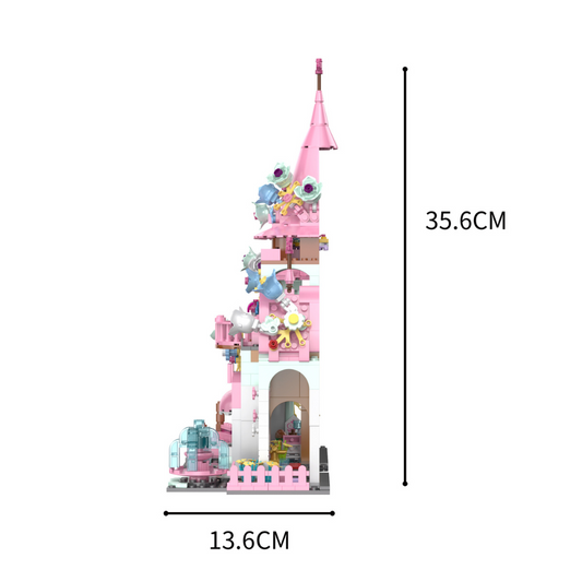 Cogo - Building Block Set - Fairytale Dream Castle - 740 Pieces