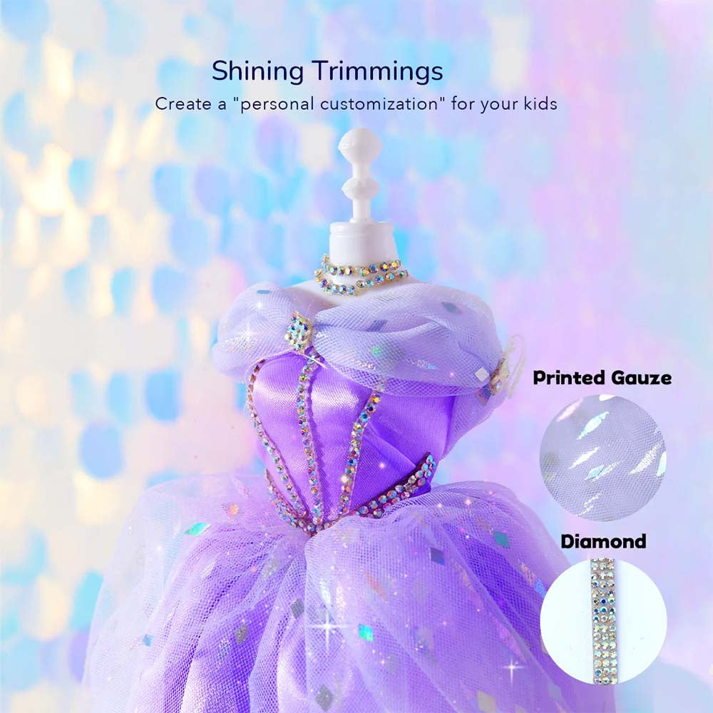 Mideer - Fashion Designer Dress Kit - Purple