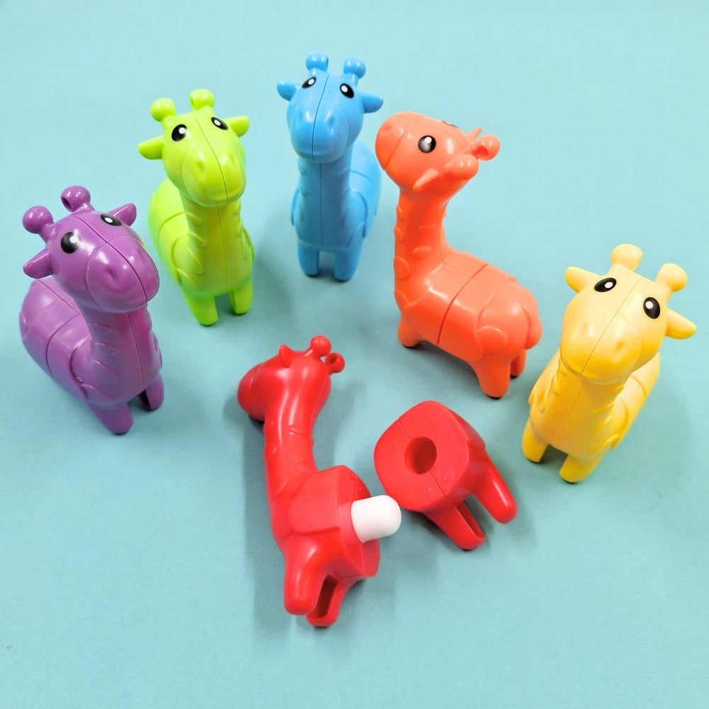 Mingli Toys - Mix, Match & Connect Giraffes - Educational Toy - 6 Pieces