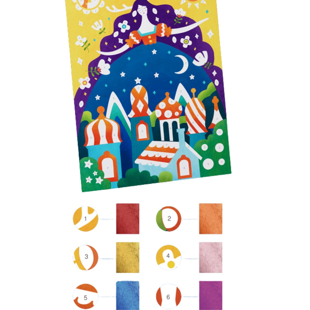 Mideer - Sticker Activity Set - Princess Diary