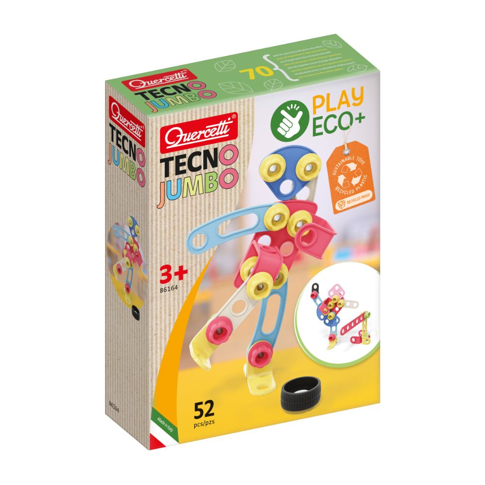 Quercetti - Eco-Friendly Tecno Jumbo Construction Set