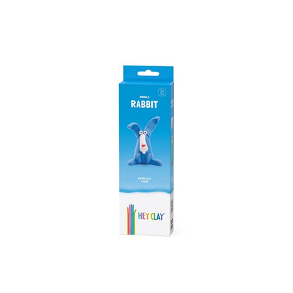 Hey Clay - Modelling Air-Dry Clay with Fun Interactive App - Rabbit, series Animals, 3 cans
