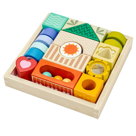 Classic World - Sensory Exploration Blocks - 14pcs - Motherhood