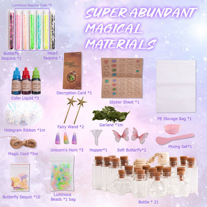 Jar Meló - Magical Potions Making Kit - DIY Fairy Potion Bottles Craft Activity