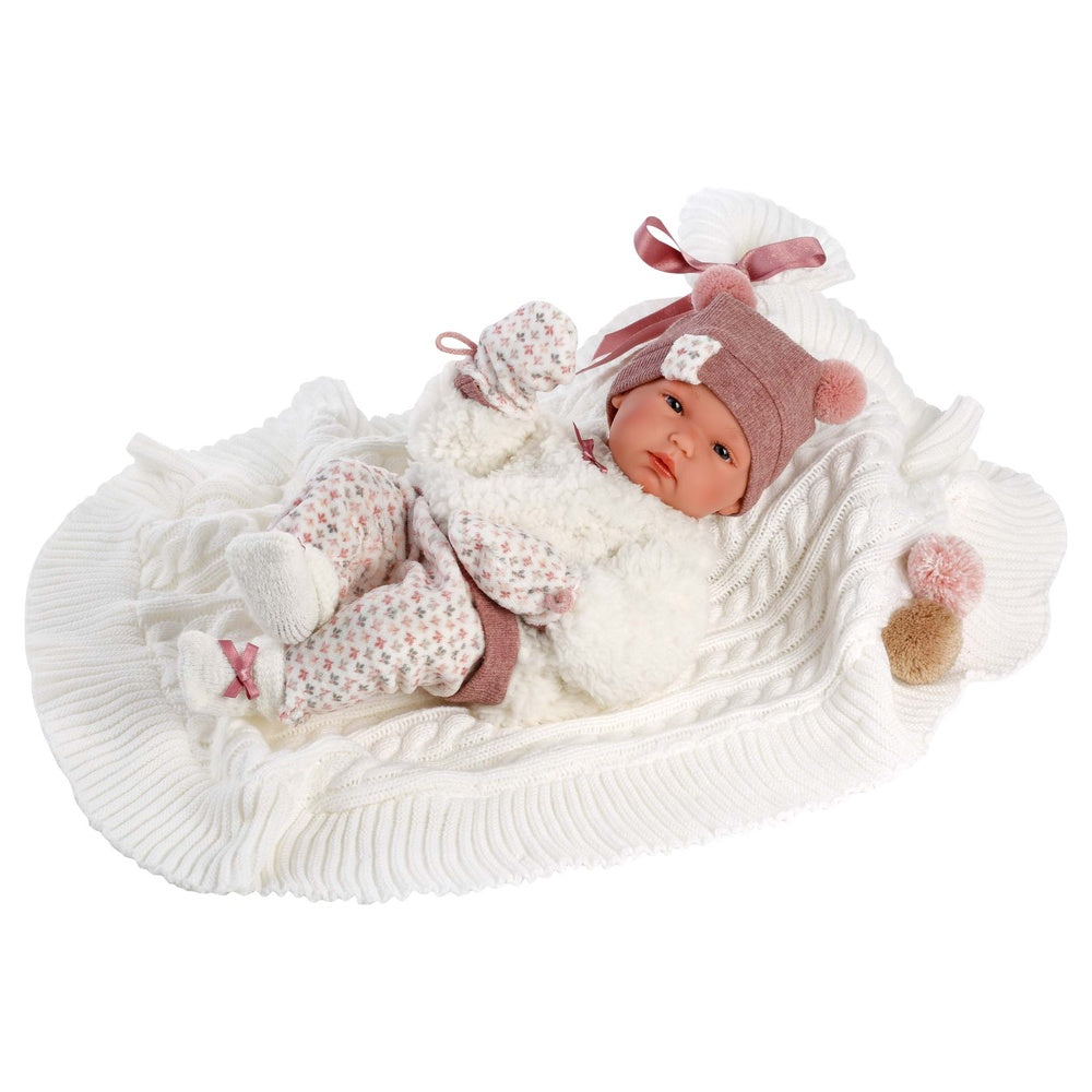 Llorens - Anatomically Correct Baby Girl Doll with Clothing & Blanket: Bimba - 35cm