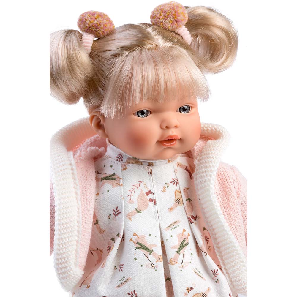 Llorens - Baby Girl Doll with Crying Mechanism, Clothing & Accessories: Roberta - 33cm