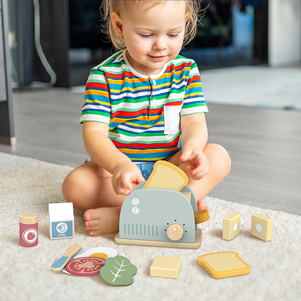 TookyToy - Pretend Play Toaster Toy Set - Motherhood