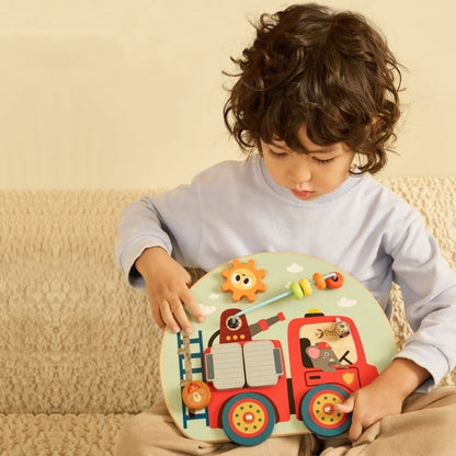 Classic World - Fire Engine Busy Board Play Set