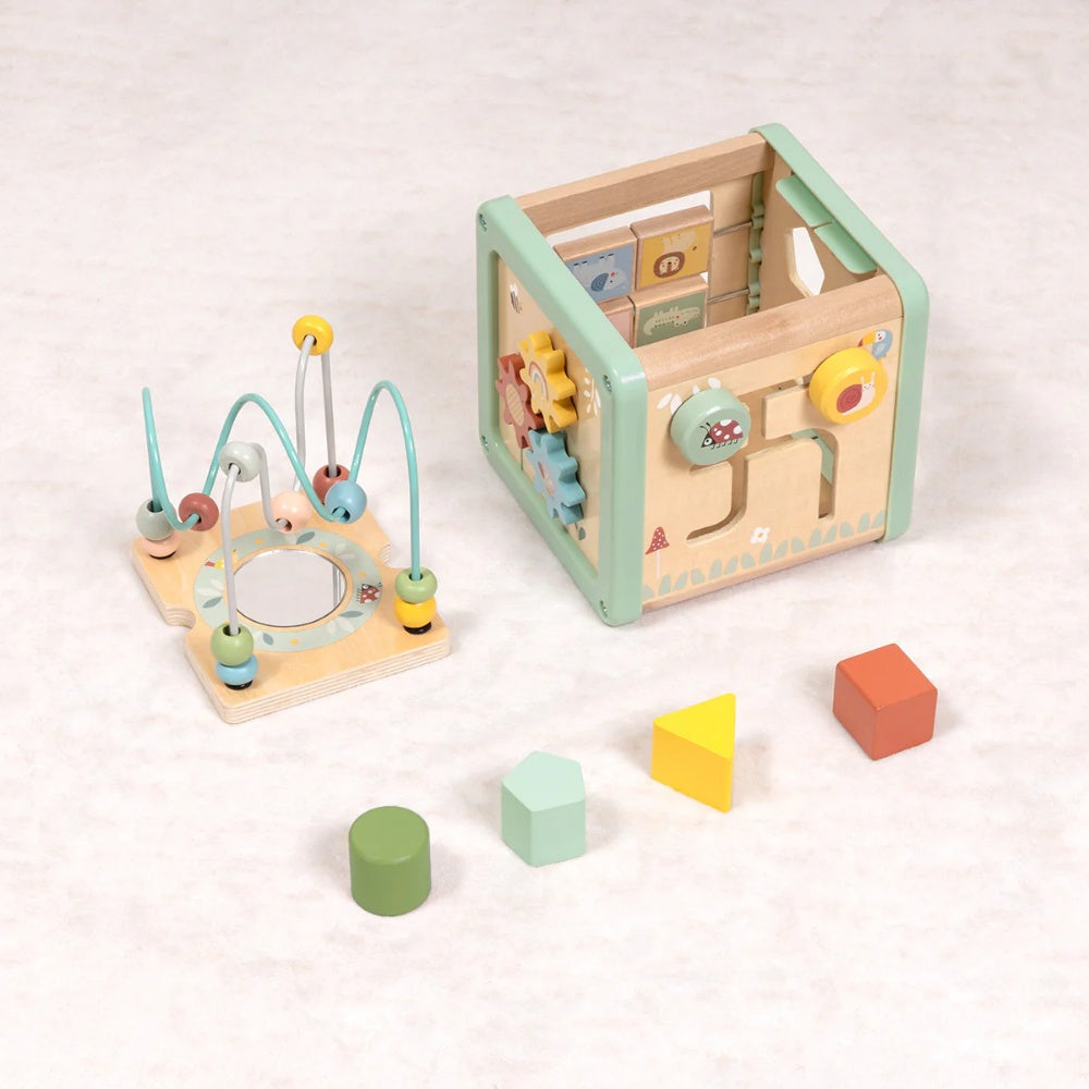 TookyToy - Pastel Play Cube Activity Toy