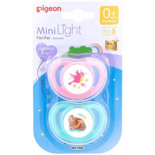 Pigeon - Minilight Pacifier (2 Pc) S