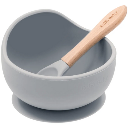 Echo Baby Silicone Suction Bowl and Spoon Set