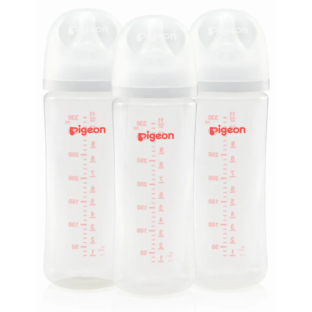 Pigeon Softouch 3 Bottles PP 330ml (L) Triple Pack