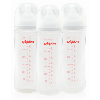 Pigeon Softouch 3 Bottles PP 330ml (L) Triple Pack - Motherhood