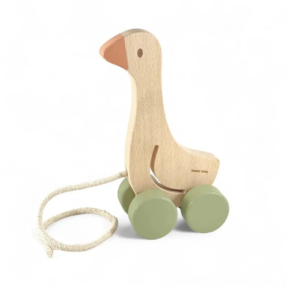 Timmy Toys Little Goose Pull-Along Wooden Toy - Motherhood