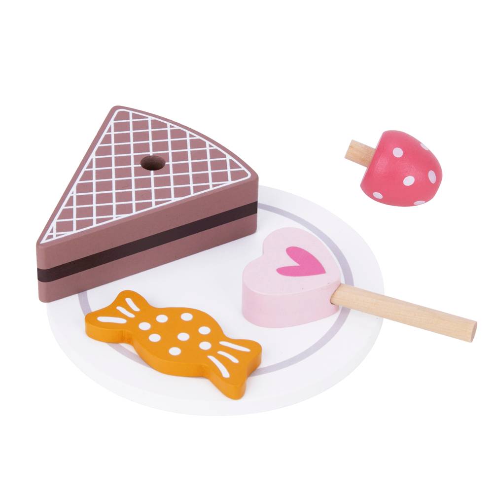 TookyToy - Pretend Play Dessert Stand Toy Set