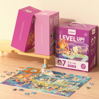 Mideer - Level Up Jigsaw Puzzle for Kids - 2-in-1 - Level 7 Song Of The Sea