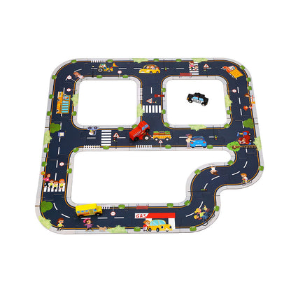 TookyToy - City Road Puzzle Play Set - Motherhood