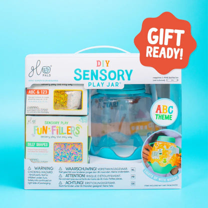 Glo Pals - DIY Sensory Play Jar - ABC Theme