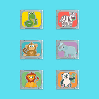 Glo Pals - Water Activated Light-Up Sensory Toys - Zoo (6 Pack)