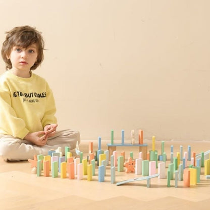 Classic World - Ocean Dominoes - Wooden Activity Set - 100 Pieces