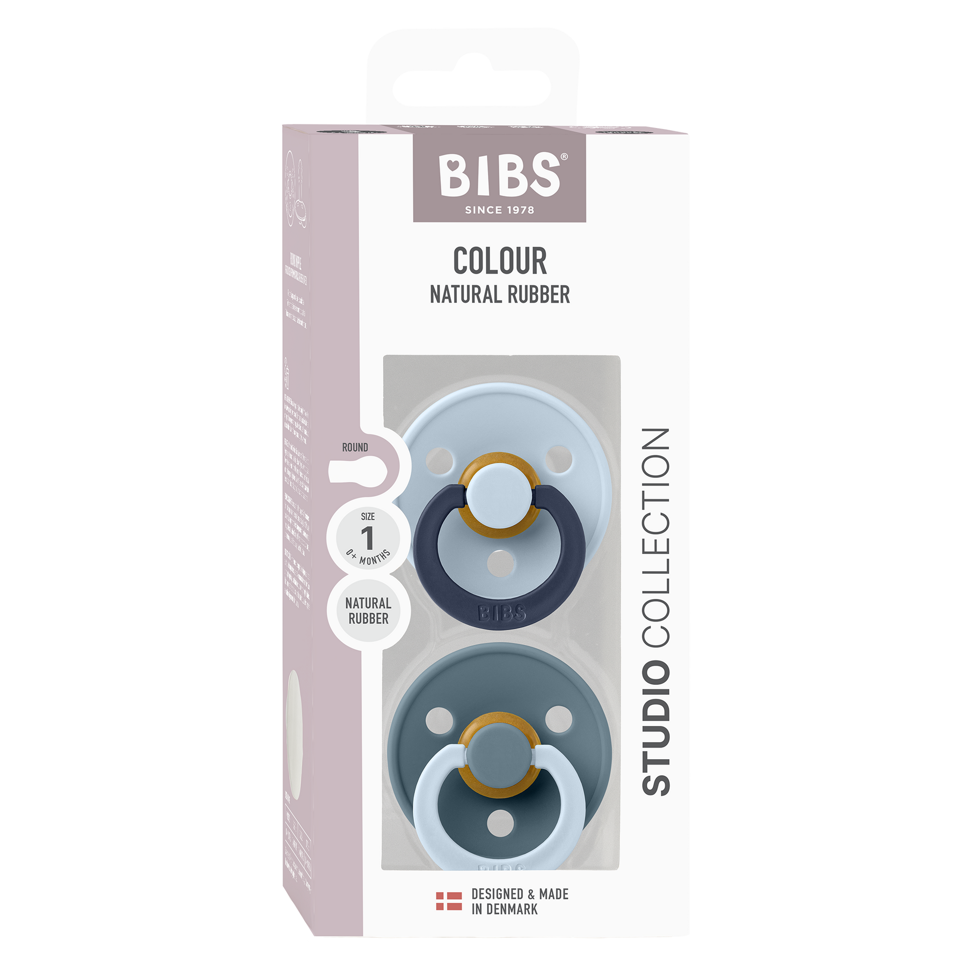 BIBS Fusion Latex Pacifier – 2-Pack Natural Rubber Pacifiers - Motherhood