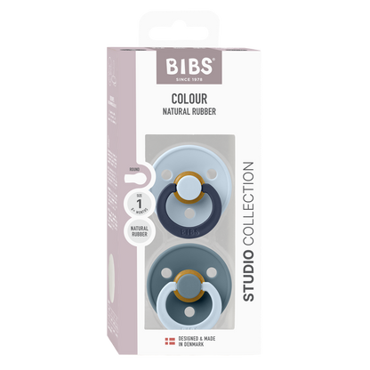 BIBS Fusion Latex Pacifier – 2-Pack Natural Rubber Pacifiers - Motherhood