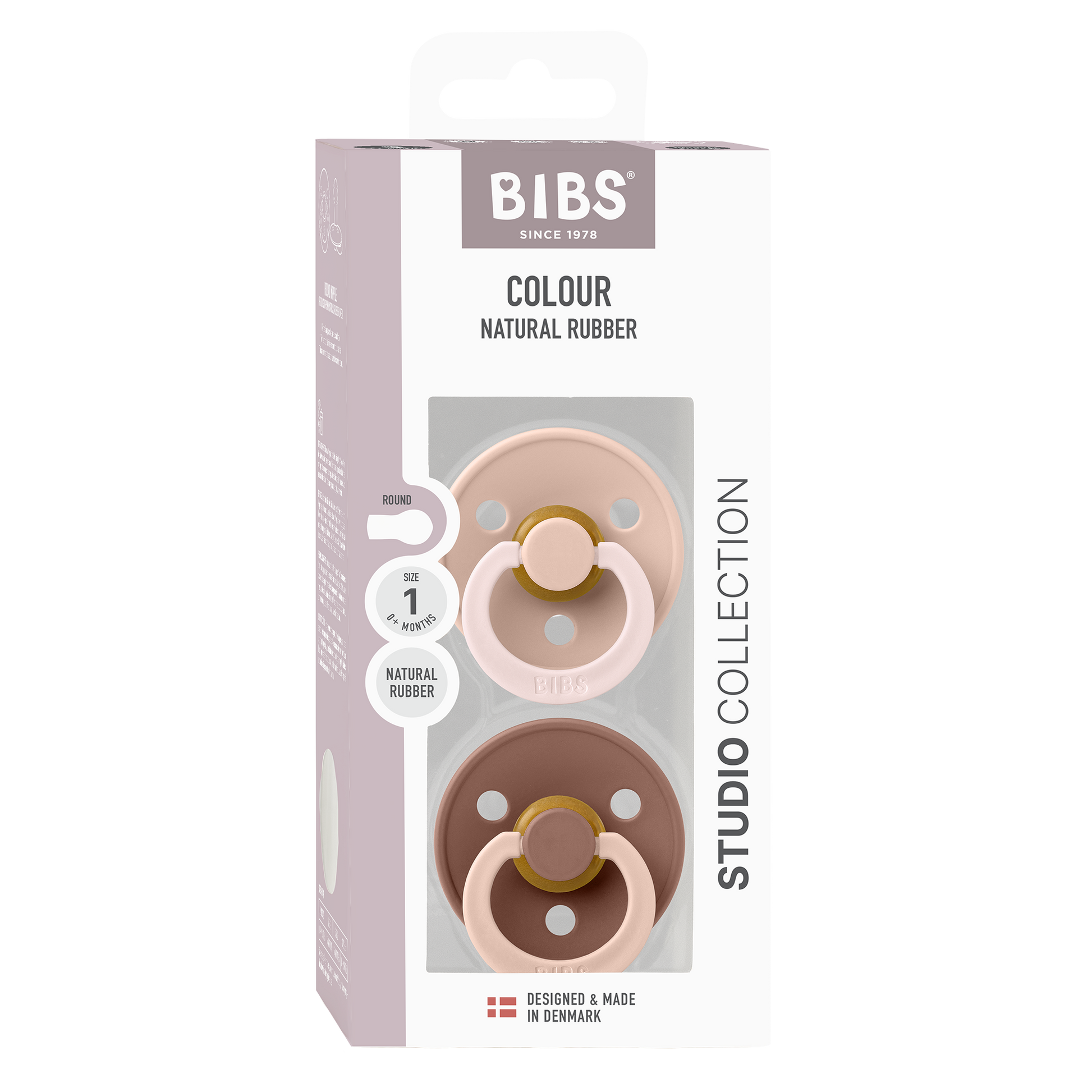 BIBS Fusion Latex Pacifier – 2-Pack Natural Rubber Pacifiers - Motherhood