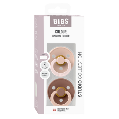 BIBS Fusion Latex Pacifier – 2-Pack Natural Rubber Pacifiers - Motherhood