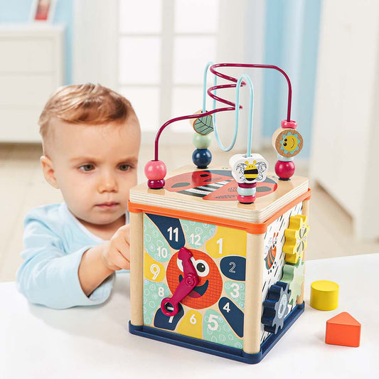 TopBright - Insect-Themed Play Cube Activity Toy