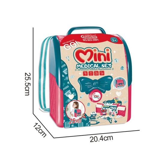 Cogo - Pretend & Play 2-in-1 Doctor Set - Convertable Backpack with 24 Tools