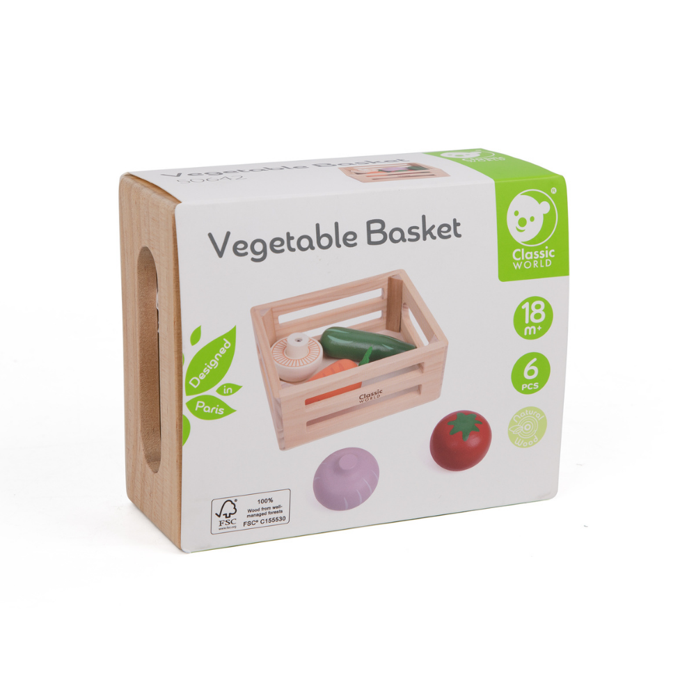 Classic World - Pretend & Play - Vegetable Basket