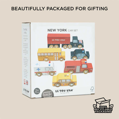 Le Toy Van - American Toy Car Set - 7pcs
