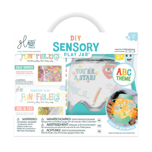 Glo Pals - DIY Sensory Play Jar - ABC Theme