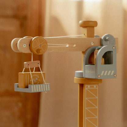 Little Dutch Wooden Crane Set FSC