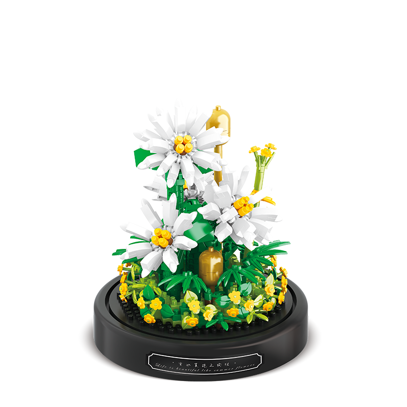 Cogo - Building Block Set - Daisy Flower Dome - 490 Pieces