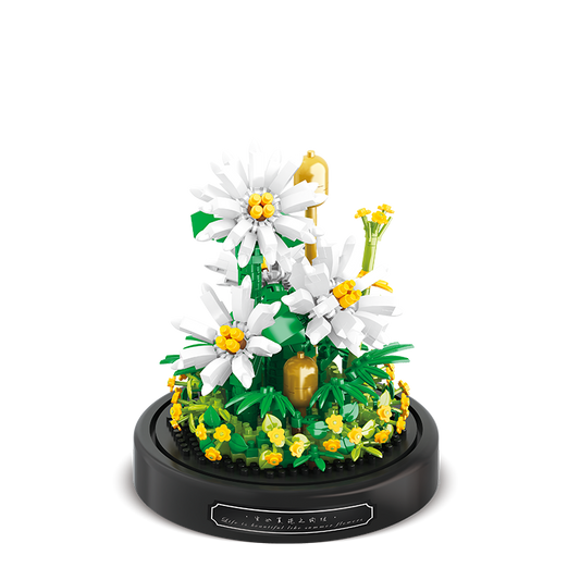 Cogo - Building Block Set - Daisy Flower Dome - 490 Pieces