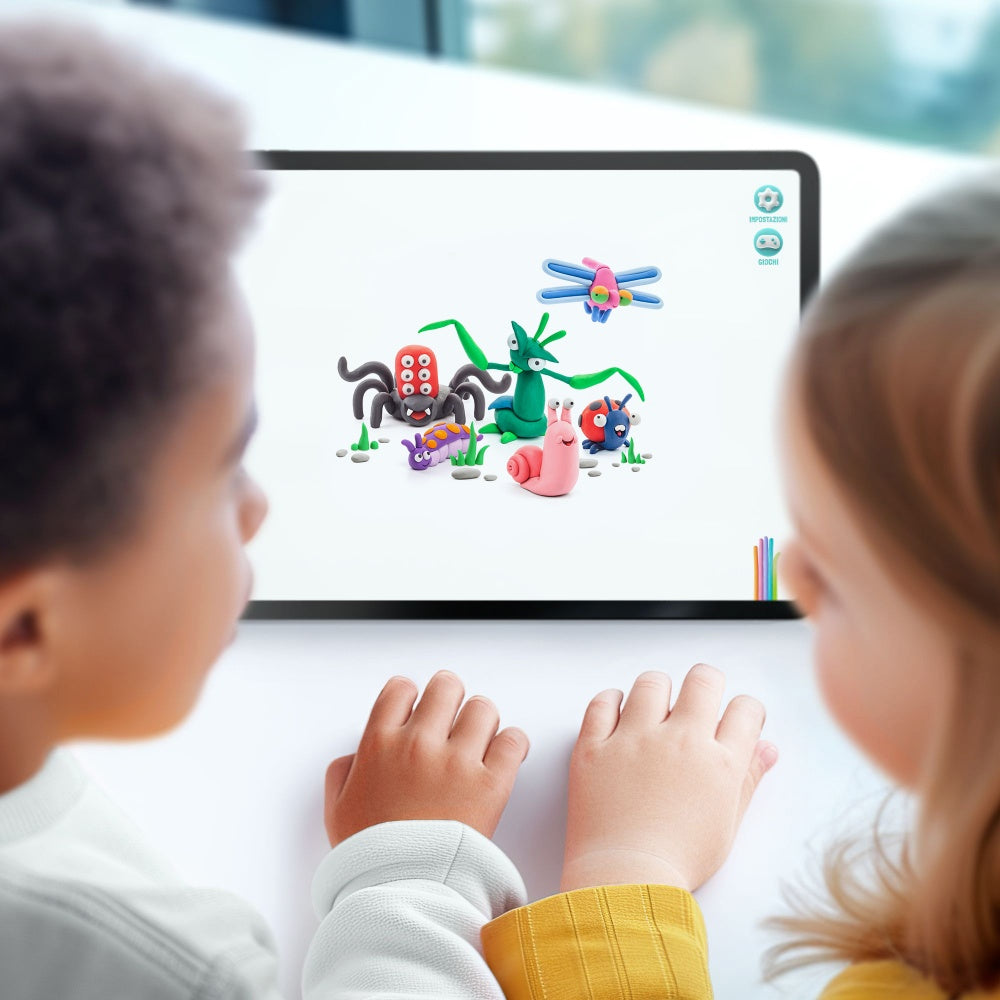 Hey Clay - Modelling Air-Dry Clay with Fun Interactive App - Bugs, 15 cans