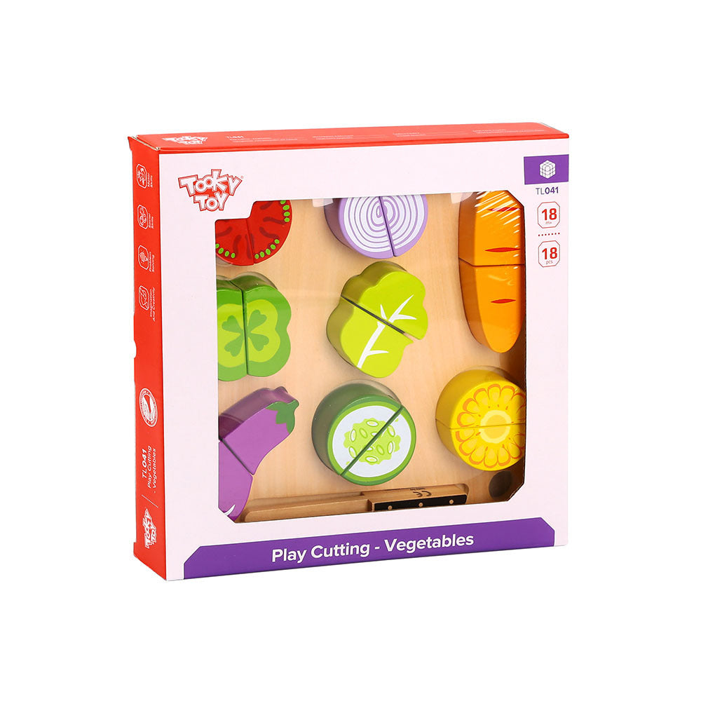 TookyToy - Cutting Vegetables - 18pcs - Motherhood
