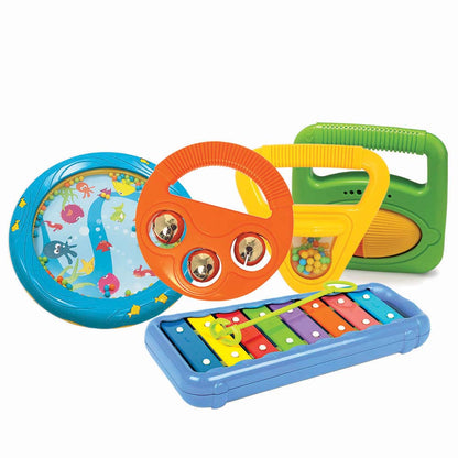 Halilit - Music Instrument for Babies & Toddlers - Toddler Music Orchestra Set of 5 -**