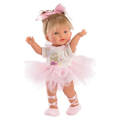 Llorens - Baby Girl Doll: Valeria Happy Birthday - 28cm