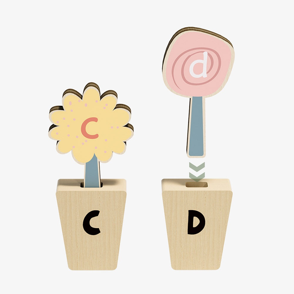 TopBright - ABC Flowers Spelling & Vocabulary Game with Activity Cards