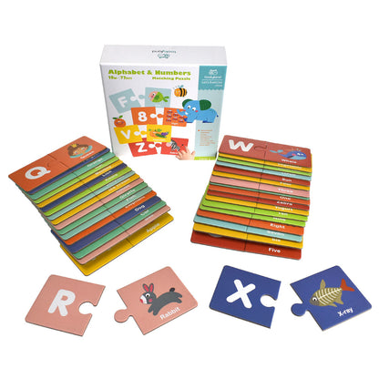TookyToy - Let's Exercise - Alphabet And Number Matching Puzzle