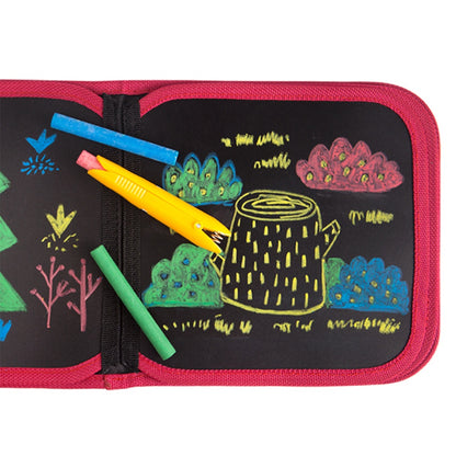 Jar Meló - Chalk-A-Doodle Book - Travel Drawing Booklet & Chalk