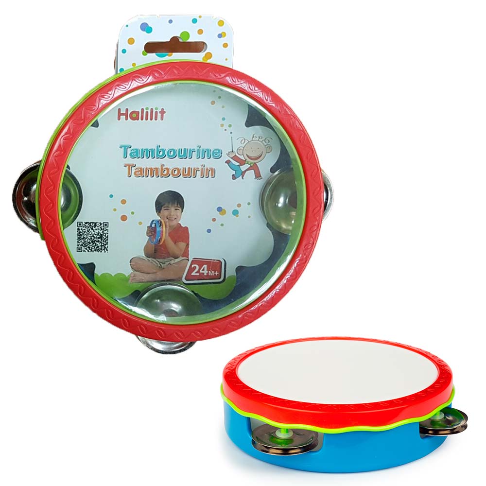 Halilit - Music Instrument for Babies & Toddlers - Multi-Coloured Tambourine