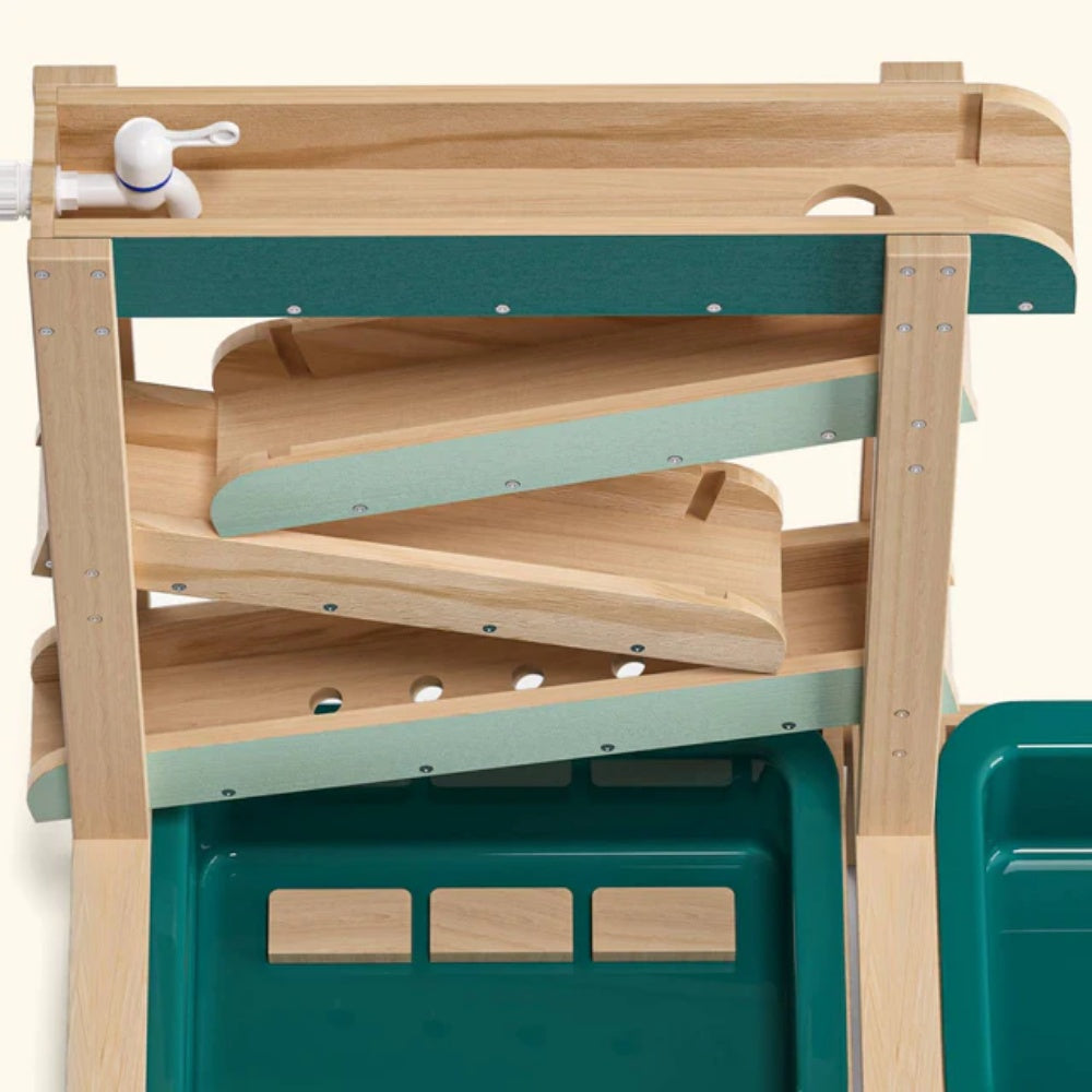TopBright - Outdoor Wooden Sand and Water Play Station