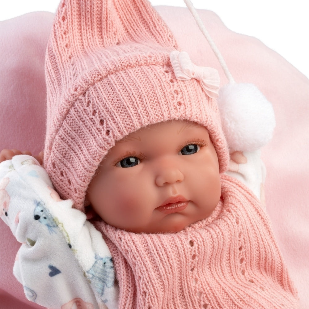 Llorens - Anatomically Correct Baby Girl Doll with Clothing: Bimba - 35cm