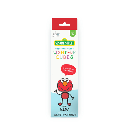 Glo Pals - Water Activated Light-Up Sensory Toys - Elmo Sesame Street (4 Pack)